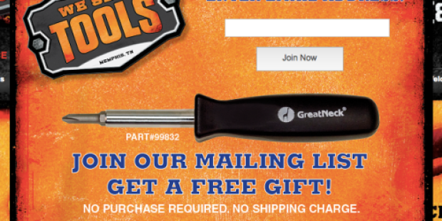 *HOT* Free Screwdriver + Free Shipping