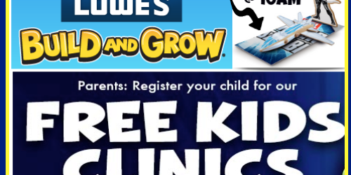 Lowe’s Kids Clinic: Register NOW to Make Free Avenger’s Hawkeye’s Quinjet on July 25th