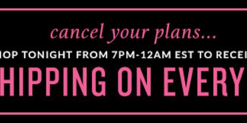 Victoria’s Secret: *Rare* FREE Shipping on ANY Order (7PM-Midnight EST – Tonight Only) + More