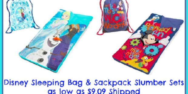 Kohl’s Cardholders: Disney Sleeping Bag Sets As Low As $9.09 Shipped (Frozen, Mickey Mouse & More)