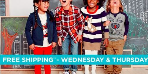 Gymboree: FREE Shipping on ANY Order (+ Rewards Members Redeem Gymbucks Now)