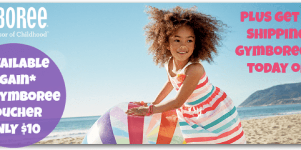 LivingSocial: *Available Again* $20 Gymboree Voucher ONLY $10 (Valid BOTH In-Store AND Online)