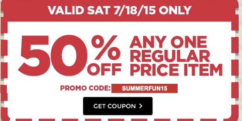 Michaels: 50% Off ANY One Regular-Priced Item + 25% Off Entire Purchase (Including Sale!) – Today Only