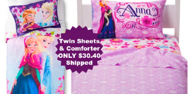 Target: Disney Frozen Twin Sheets, Comforter, Sham AND Reversible Pillowcase Only $30.40 Shipped