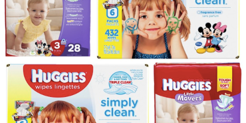 Walgreens: Huggies Jumbo Pack Diapers & Big Box Wipes Only $4.49 Each (Starting 7/26 – Print Now)