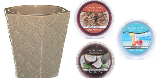 Yankee Candle: ONE Scenterpiece Warmer & THREE Refill Cups Only $23.48 Shipped