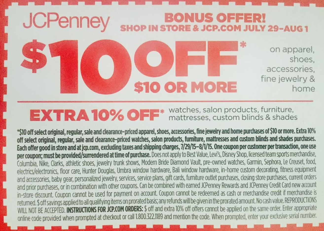 jcpenney shoes coupon