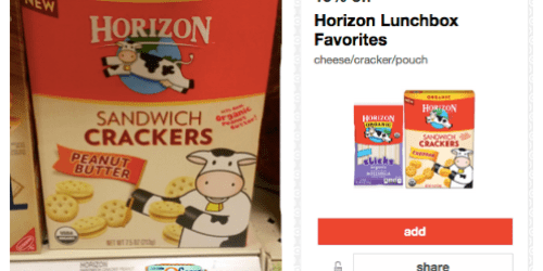 Target Cartwheel: New 10% Off Horizon Lunchbox Favorites Offer = Sandwich Crackers Only $1.40