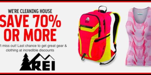 REI.com: 70% Off Clearance Clothing and Gear = Great Deals on Backpacks, Coats & More