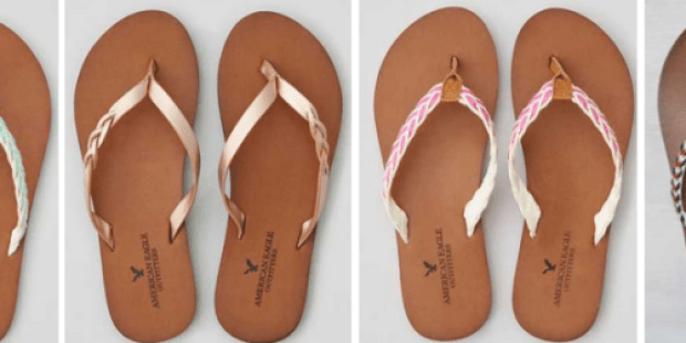 American Eagle Outfitters: Women’s Leather Flip Flops AND Men’s Canvas Flip Flops ONLY $9.99