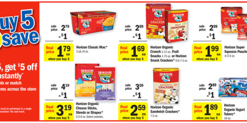 Meijer: Buy 5, Save $5 on Select Horizon Organic Products (Starting August 2nd) = Nice Deals