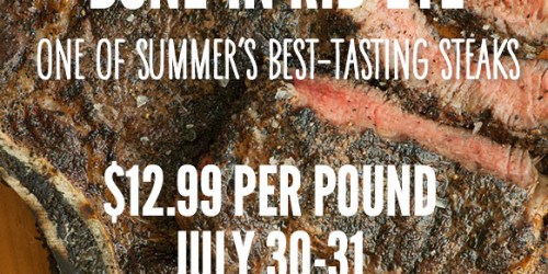 Whole Foods: Bone-In Rib-Eye Steaks Just $12.99 Per Pound (Today & Tomorrow Only)