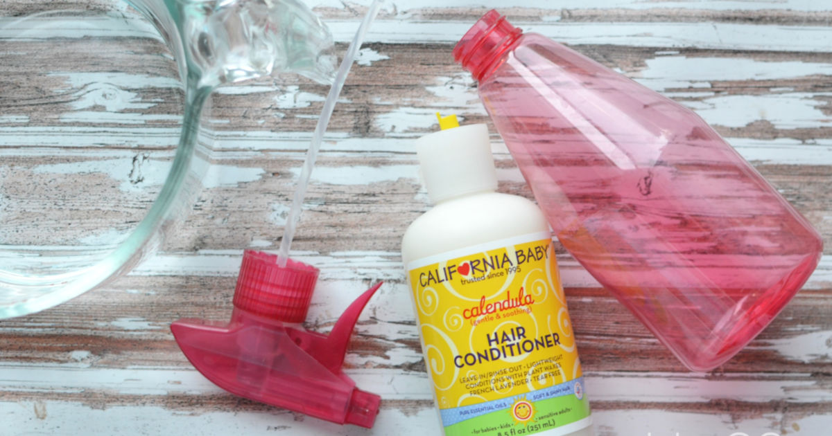 Homemade Hair Detangler Spray (Only 2 Ingredients) Hip2Save