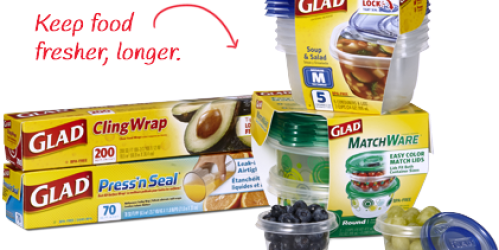 New $1/1 ANY Glad Food Protection Item Coupon = Food Storage Containers $1.46 at Target + More