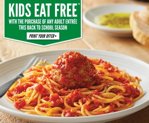 Carrabba's Italian Grill: FREE Kid's Meal with Purchase of Adult Entree