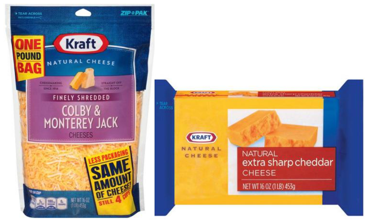 Rare 0.75/1 Kraft Shredded or Chunk Cheese Coupon