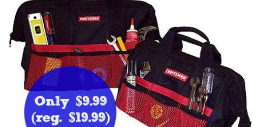 Sears.com: Highly Rated Craftsman 2 Piece Tool Bag Set Only $9.99 (Regularly $19.99)