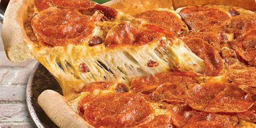 Papa John’s: 40% Off Large Pizza at Menu Price + More