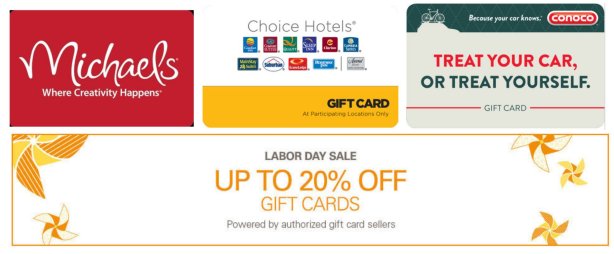 Through 9 8 Is Having A Labor Day And Offering Up To 20 Off Select Gift Cards This Makes For Fantastic Deals But Don T Wait As The Por