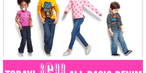 The Children’s Place: Basic Denim ONLY $5.59 Shipped (Reg. $19.50) – Today Only