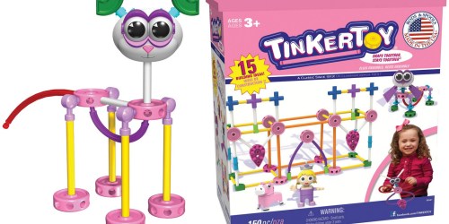Amazon or Target: Highly Rated Tinkertoy Pink Building Set ONLY $19.99 (Regularly $24.99) + More