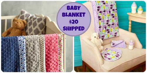 Bebe Bella Designs: Baby Blankets ONLY $20 Shipped (Regularly Up to $58) – Great Baby Shower Gift