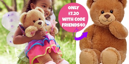 Build-A-Bear Workshop: Extra 40% Off Animals = As Low As ONLY $7.20 (+ Last Day for 2/$15 Outfits!)