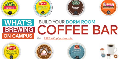 *HOT* Free Back-To-College K-Cup Pod Sample Pack