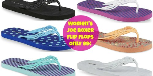 Kmart.com: Women’s Joe Boxer Flip Flops Only 99¢