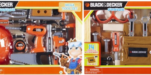 Target & Amazon: Black and Decker Junior Mega Tool Set ONLY $10.39 + More (Buy Now and Gift Later)