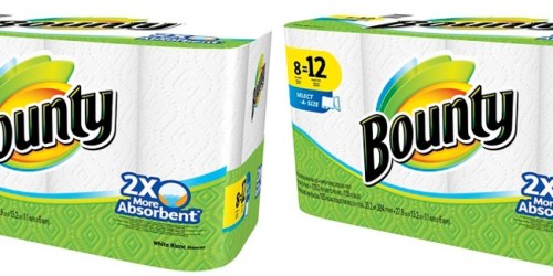 Target.com: Bounty Select-A-Size 8 Giant Paper Towel Rolls As Low As Only 81¢ Per GIANT Roll