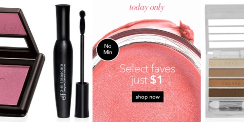 e.l.f. Cosmetics: Select Cosmetics Only $1 Each (Today Only) + $5 Off $5 Purchase & More