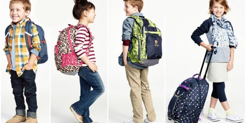 Lands’ End Kids’ Backpacks w/ FREE Embroidery & Monogramming Starting at $14.50 Shipped (Last Day)