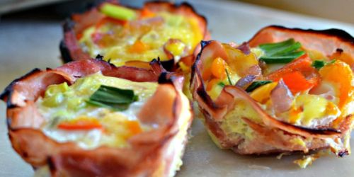 Baked Ham & Egg Cups (Keto, Low Carb Breakfast On The Go Meal)
