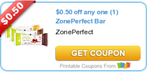 *RESET* $0.50/1 Zone Perfect Bar Coupon = Only 39¢ Each at Target AND 59¢ Each at Walgreens