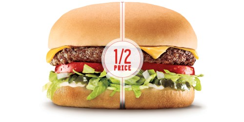 Sonic Drive-In: 1/2 Price Cheeseburgers ALL Day on August 13th (+ 50% Off Drinks & Slush from 2-4PM)