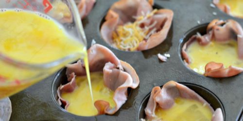 Baked Ham and Cheese Cups (Keto and Low Carb Breakfast Idea)