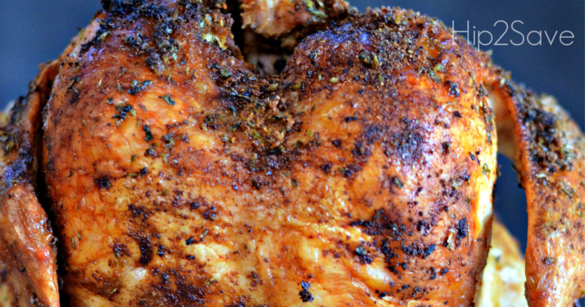 Easy Roasted Beer Can Chicken Hip2Save