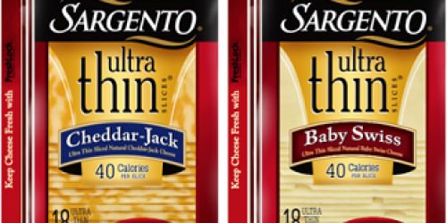 New $0.55/1 Sargento Ultra Thin Slices Cheese Coupon