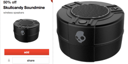 Target Cartwheel: 50% off Skullcandy Soundmine Wireless Speakers = Possibly As Low As Only $19.99