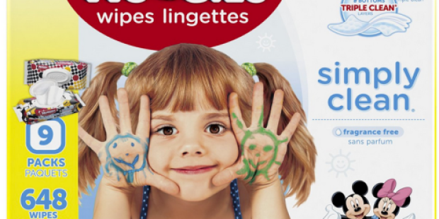Amazon Prime: Huggies Simply Clean Wipes 648-Count Box Only $9.11 Shipped (= 1.4¢ Per Wipe!)