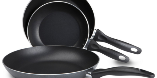 Amazon: Highly Rated T-fal Nonstick Fry Pan Cookware 3-Piece Set Only $15.57 (Regularly $29.99)