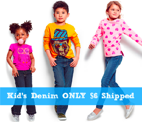 The Children's Place: Kid's Denim Only $6 Shipped