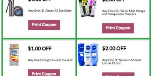 Rite Aid: $30 of New Cosmetic Store Coupons