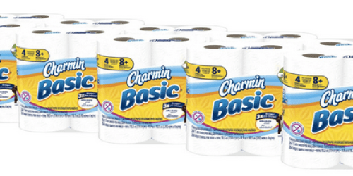 Amazon: 40 Double Rolls of Charmin Basic Toilet Paper Only $11.32 (Just 28¢ Per Roll!)