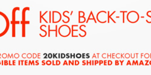 Amazon: Spend $50 on Select Kids’ Back to School Shoes (Stride Rite, Sperry, & More) = Extra 20% Off