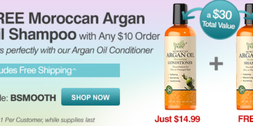 Puritan’s Pride: 4 Boxes of Earth’s Best Organic Cookies + Moroccan Argan Oil Shampoo ONLY $11.16 Shipped