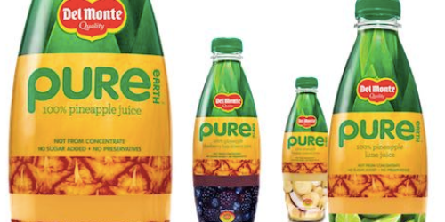 *NEW* $1/1 Del Monte Pure Earth Juice Coupon