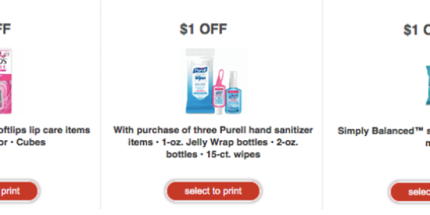Target: New Printable Store Coupons (Save on Purell, Stayfree, Wet Ones & More) = FREE Wet Ones Wipes