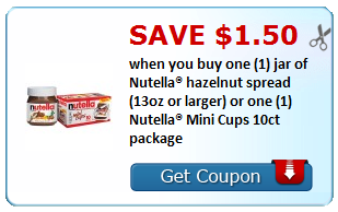 Nutella coupon